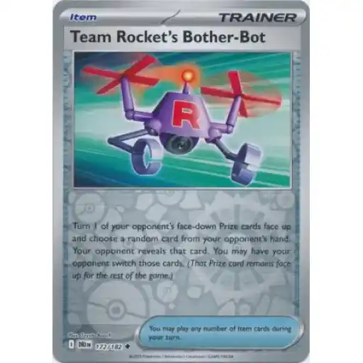 Destined Rivals - 172/182 - Team Rocket's Bother-Bot - Reverse Holo