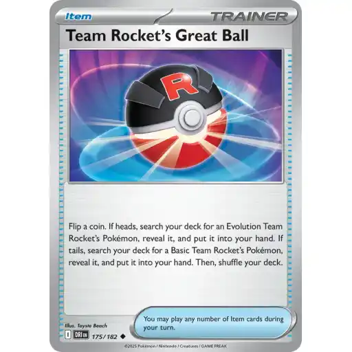 Destined Rivals - 175/182 - Team Rocket's Great Ball