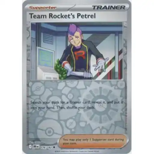 Destined Rivals - 176/182 - Team Rocket's Petrel - Reverse Holo