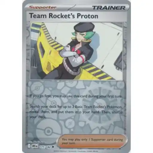 Destined Rivals - 177/182 - Team Rocket's Proton - Reverse Holo