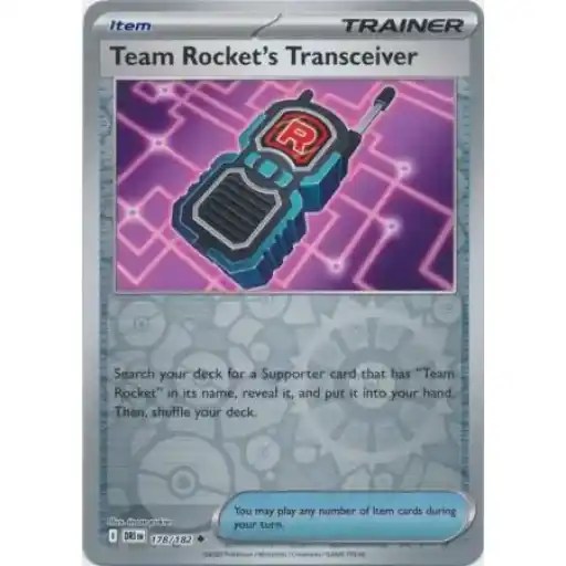 Destined Rivals - 178/182 - Team Rocket's Transceiver - Reverse Holo