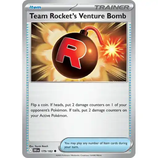 Destined Rivals - 179/182 - Team Rocket's Venture Bomb
