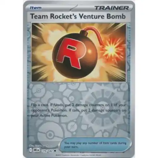Destined Rivals - 179/182 - Team Rocket's Venture Bomb - Reverse Holo