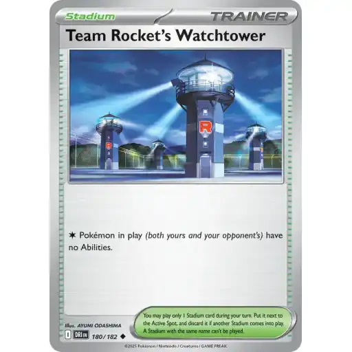 Destined Rivals - 180/182 - Team Rocket's Watchtower