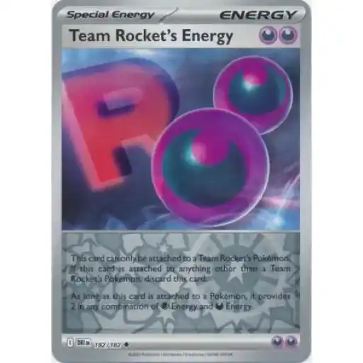 Destined Rivals - 182/182 - Team Rocket's Energy - Reverse Holo