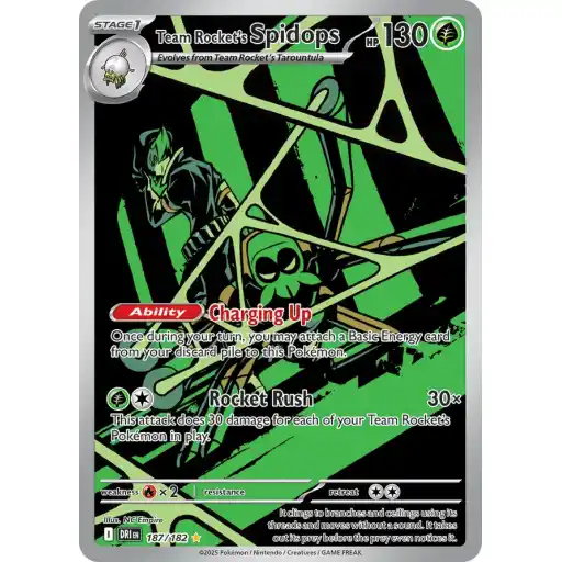 Destined Rivals - 187/182 - Team Rocket's Spidops