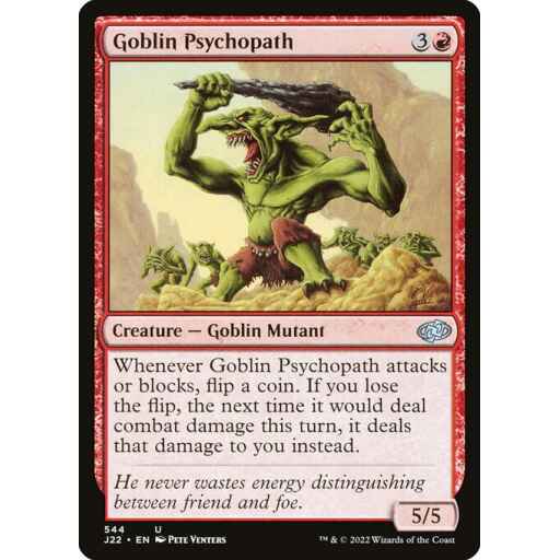 Jumpstart 2022 - 544 - Goblin Psychopath - Uncommon - R - Non-foil