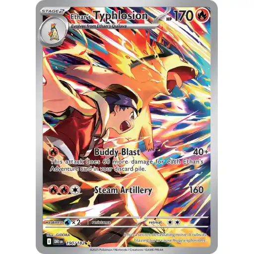 Destined Rivals - 190/182 - Ethan's Typhlosion