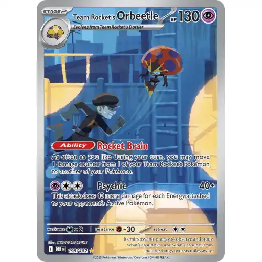Destined Rivals - 198/182 - Team Rocket's Orbeetle