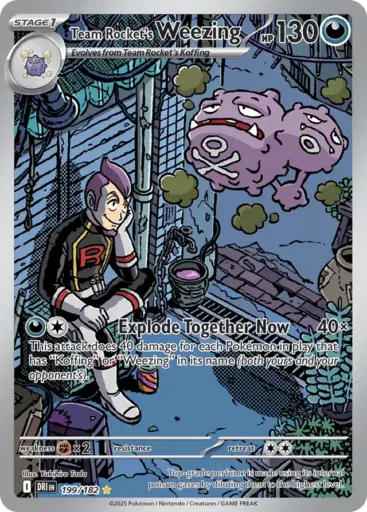 Destined Rivals - 199/182 - Team Rocket's Weezing