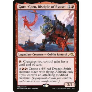 Kamigawa: Neon Dynasty - 145 - Goro-Goro, Disciple of Ryusei - Rare - R - Foil