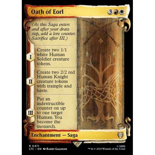 Tales of Middle-earth Commander - 471 - Oath of Eorl - Rare - WR - Non-foil