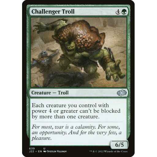 Jumpstart 2022 - 639 - Challenger Troll - Uncommon - G - Non-foil