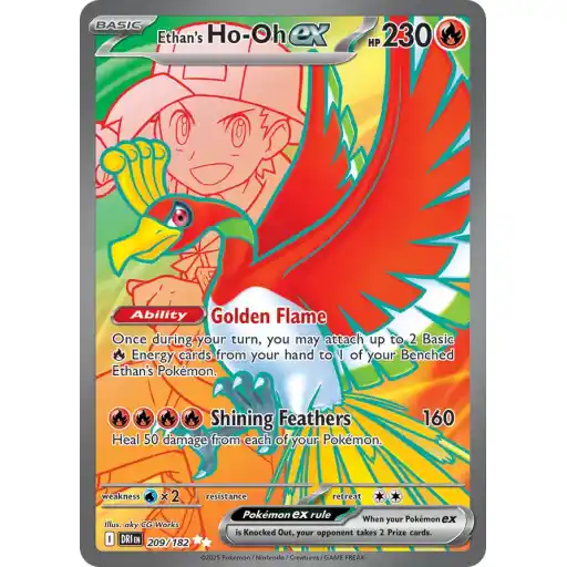 Destined Rivals - 209/182 - Ethan's Ho-Oh ex