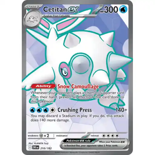 Destined Rivals - 210/182 - Cetitan ex