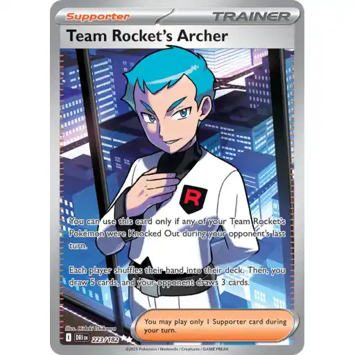 Destined Rivals - 223/182 - Team Rocket's Archer