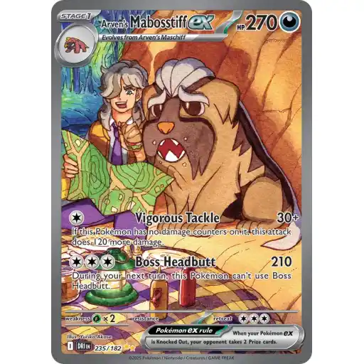 Destined Rivals - 235/182 - Arven's Mabosstiff ex
