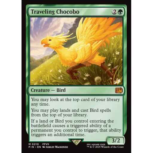 Final Fantasy - 210 - Traveling Chocobo - Mythic - G - Foil