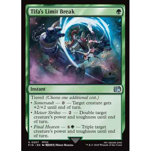Final Fantasy - 207 - Tifa's Limit Break - Uncommon - G - Foil