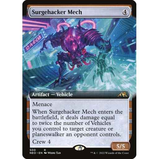 Kamigawa: Neon Dynasty - 500 - Surgehacker Mech - Rare - C - Non-foil