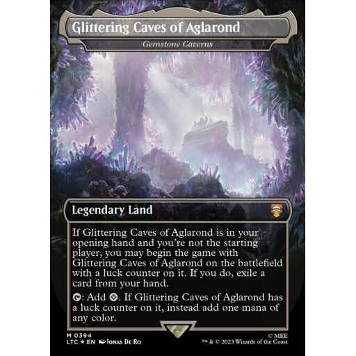 Tales of Middle-earth Commander - 394 - Gemstone Caverns - Mythic - C - Foil