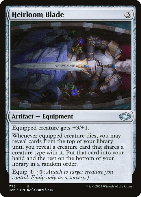 Jumpstart 2022 - 775 - Heirloom Blade - Uncommon - C - Non-foil