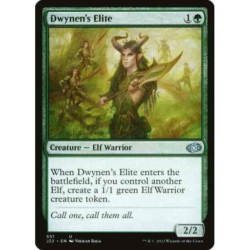 Jumpstart 2022 - 651 - Dwynen's Elite - Uncommon - G - Non-foil