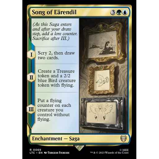 Tales of Middle-earth Commander - 69 - Song of Eärendil - Rare - UG - Non-foil