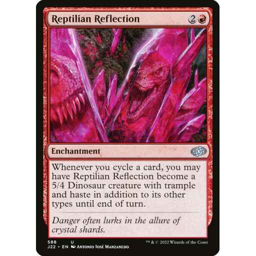 Jumpstart 2022 - 588 - Reptilian Reflection - Uncommon - R - Non-foil