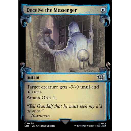 The Lord of the Rings: Tales of Middle-earth - 498 - Deceive the Messenger - Common - U - Foil
