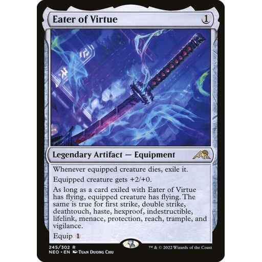 Kamigawa: Neon Dynasty - 245 - Eater of Virtue - Rare - C - Non-foil