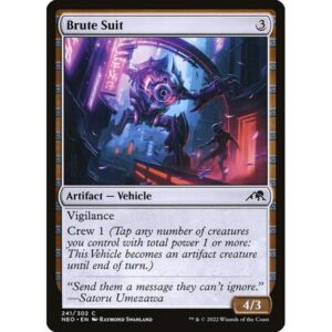Kamigawa: Neon Dynasty - 241 - Brute Suit - Common - C - Foil