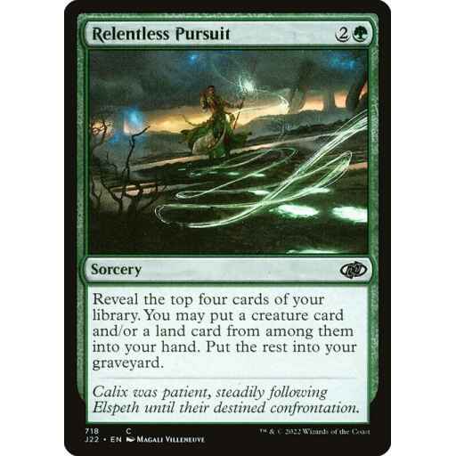Jumpstart 2022 - 718 - Relentless Pursuit - Common - G - Non-foil