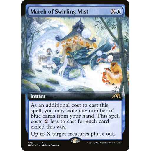 Kamigawa: Neon Dynasty - 447 - March of Swirling Mist - Rare - U - Foil