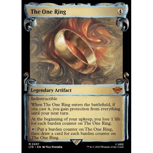 The Lord of the Rings: Tales of Middle-earth - 697 - The One Ring - Mythic - C - Foil