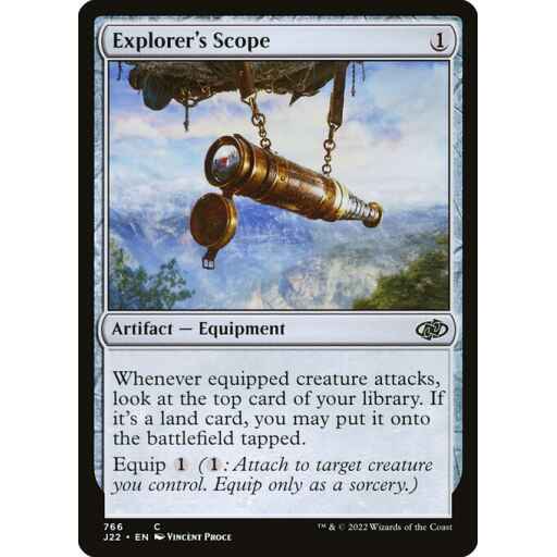 Jumpstart 2022 - 766 - Explorer's Scope - Common - C - Non-foil