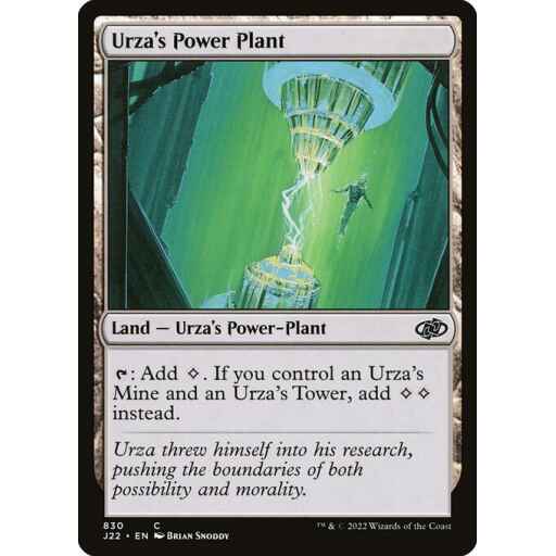 Jumpstart 2022 - 830 - Urza's Power Plant - Common - C - Non-foil