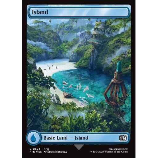 Final Fantasy - 573 - Island - Common - C - Foil
