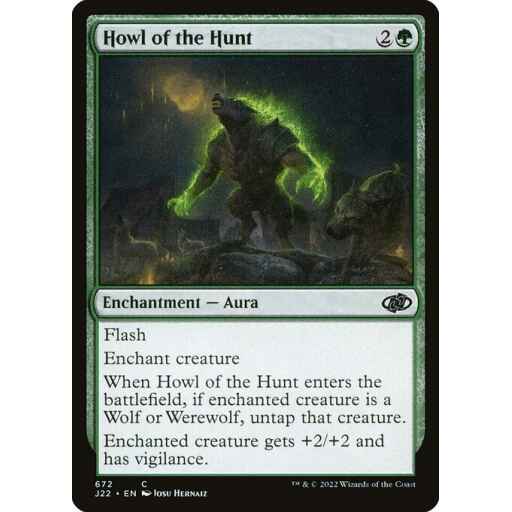 Jumpstart 2022 - 672 - Howl of the Hunt - Common - G - Non-foil