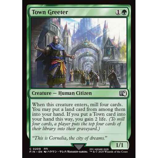 Final Fantasy - 209 - Town Greeter - Common - G - Foil