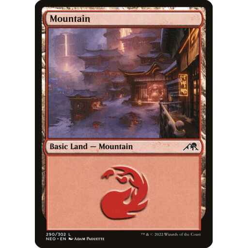 Kamigawa: Neon Dynasty - 290 - Mountain - Common - C - Non-foil