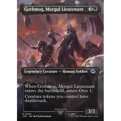 The Lord of the Rings: Tales of Middle-earth - 429 - Gothmog, Morgul Lieutenant - Uncommon - B - Foil