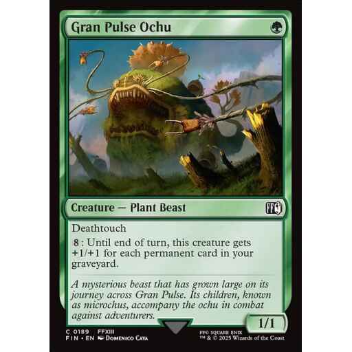 Final Fantasy - 189 - Gran Pulse Ochu - Common - G - Non-foil