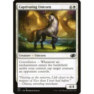 Jumpstart 2022 - 163 - Captivating Unicorn - Common - W - Non-foil