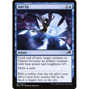 Kamigawa: Neon Dynasty - 81 - Suit Up - Common - U - Foil