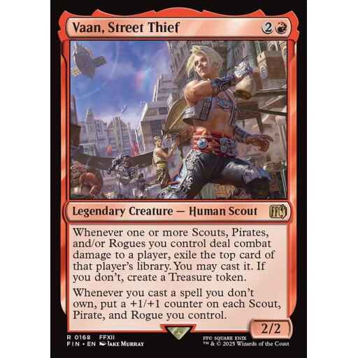 Final Fantasy - 168 - Vaan, Street Thief - Rare - R - Foil