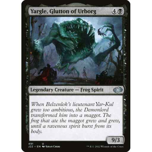 Jumpstart 2022 - 491 - Yargle, Glutton of Urborg - Uncommon - B - Non-foil