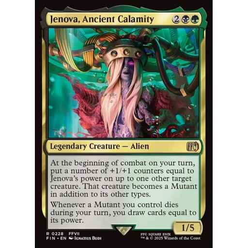 Final Fantasy - 228 - Jenova, Ancient Calamity - Rare - BG - Foil