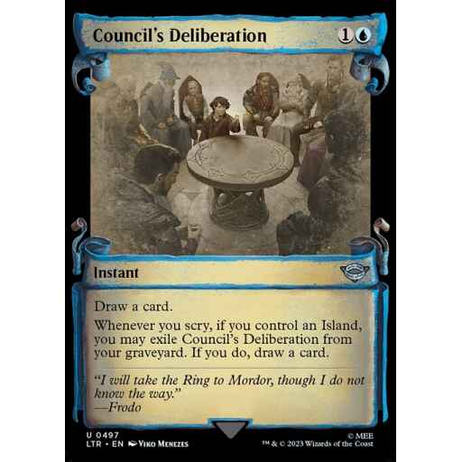 The Lord of the Rings: Tales of Middle-earth - 497 - Council's Deliberation - Uncommon - U - Non-foil
