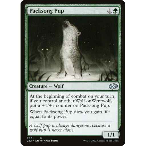 Jumpstart 2022 - 703 - Packsong Pup - Uncommon - G - Non-foil